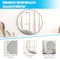 Flash Furniture 30" Round Black Metal Framed Accent Wall Mirror RH-M003-RD76MB-BK-GG - alternate 5